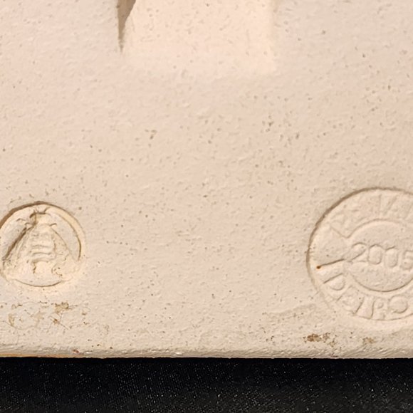 Vintage Pewabic Tile Lotus Design - Picture 7 of 12